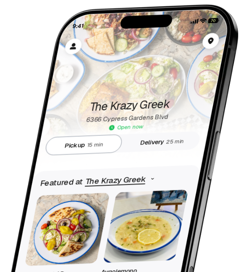 The Krazy Greek app preview